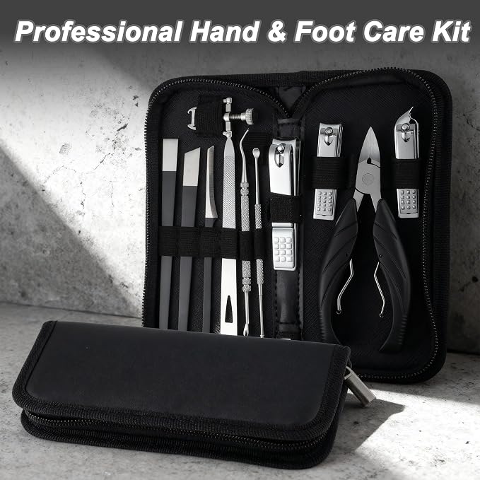 VOCOSTE Toenail Care Kit 13-Piece Ingrown Toenail Tools, Professional Grooming - Image 7