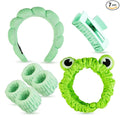 7 Pcs Spa Set, Facial Spa Headband and Wristband Set, Skincare Headband by Unknown
