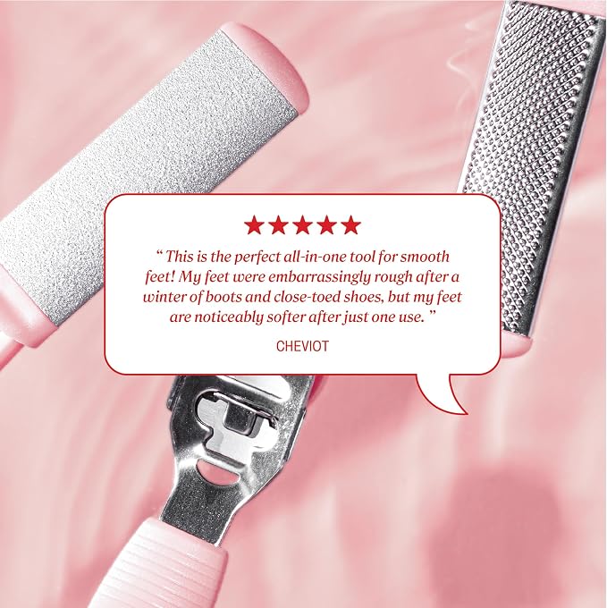ONYX Professional Callus Miracle 3 Step Pedi Tool, Includes a Stainless Steel - Image 4