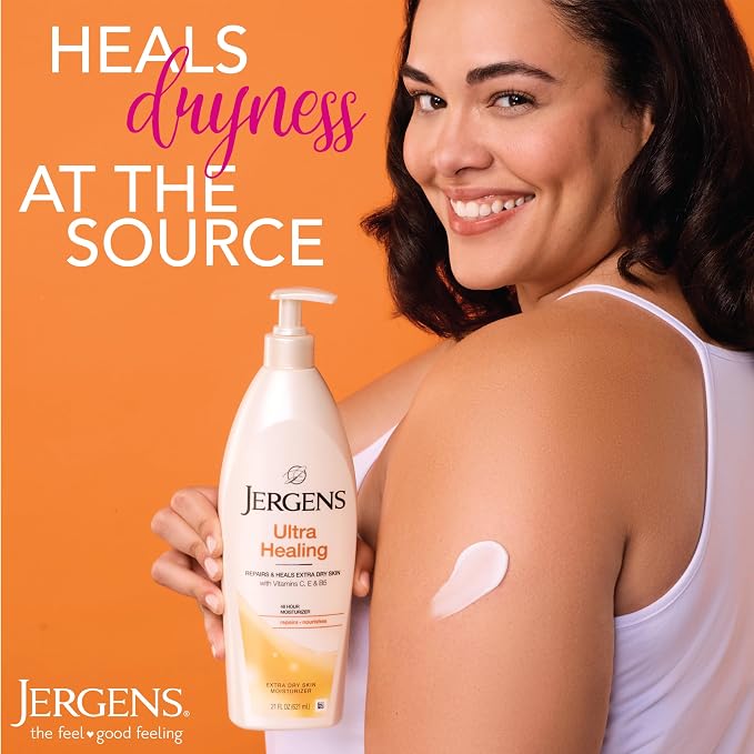 Jergens Ultra Healing Dry Skin Lotion, Hand and Body Moisturizer - Image 3