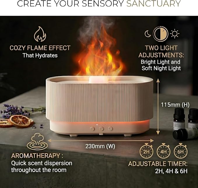 8 Colour Aromatherapy Diffuser, Essential Oil Diffusers - Image 3