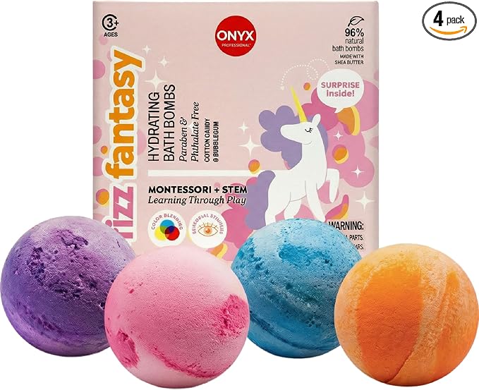 ONYX Professional Fizz Fantasy Unicorn Bath Bombs by OnyxProfessional