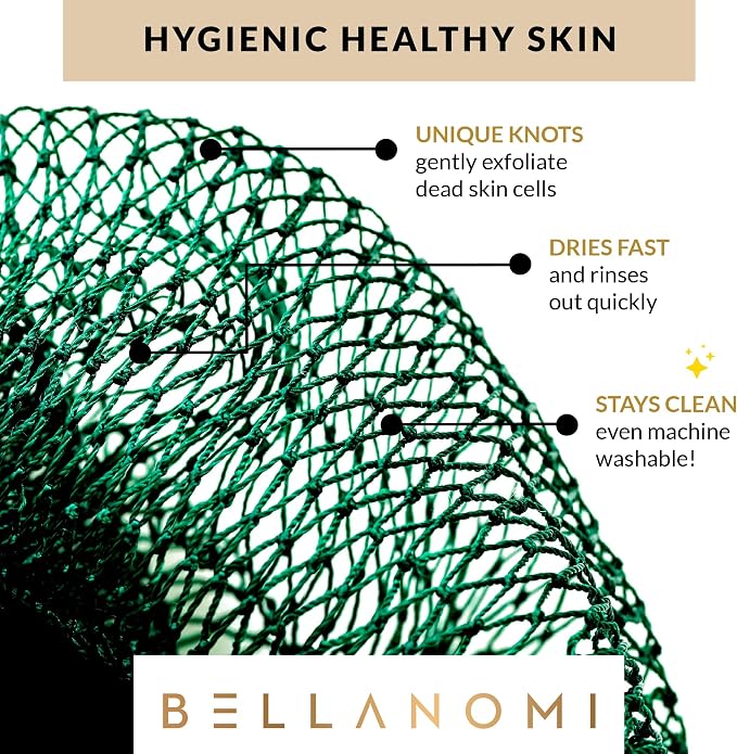 Bellanomi African Exfoliating Net Sponge, Ethically sourced from Nigeria - Image 5