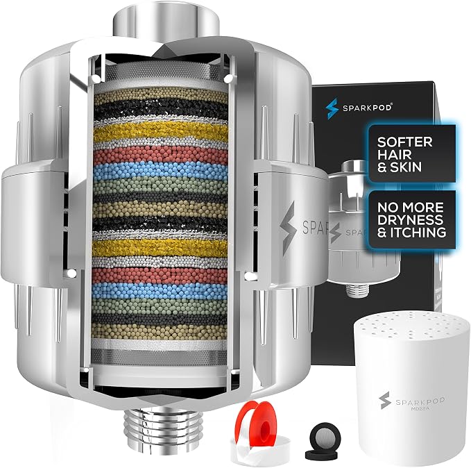 SparkPod 23 Stage Shower Head Filter by SparkPod