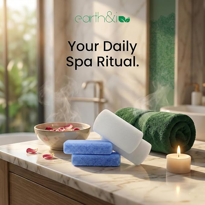 Earth & I Pumice Stone for Feet – 4-Pack Callus Remover Set | 2 Coarse + 2 Fine - Image 11