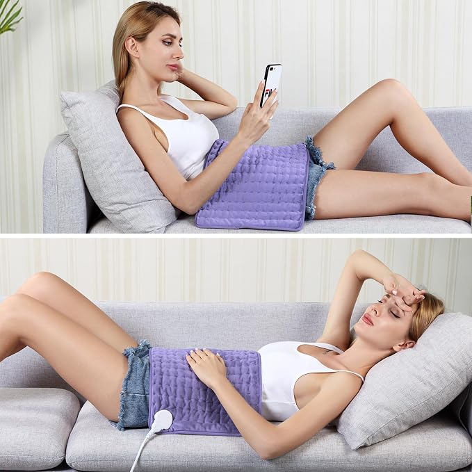 Electric Heating pad with 6 Heat Settings, Auto Shut Off, Dry Electric Heating - Image 6