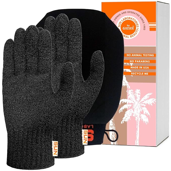 Sun Laboratories By Giesee Exfoliating Body Glove and Tan Removal Mitt by SunLaboratories