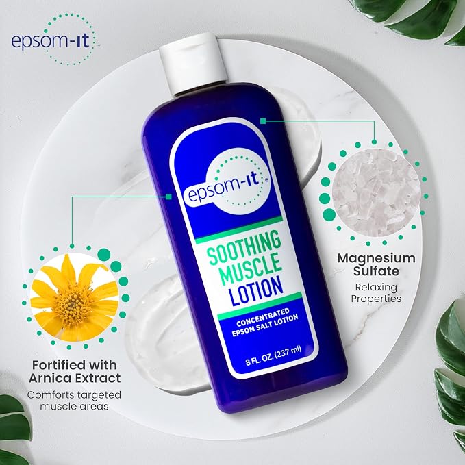 Epsom-It Soothing Muscle Magnesium Lotion – Epsom Salt Topical Cream - Image 7