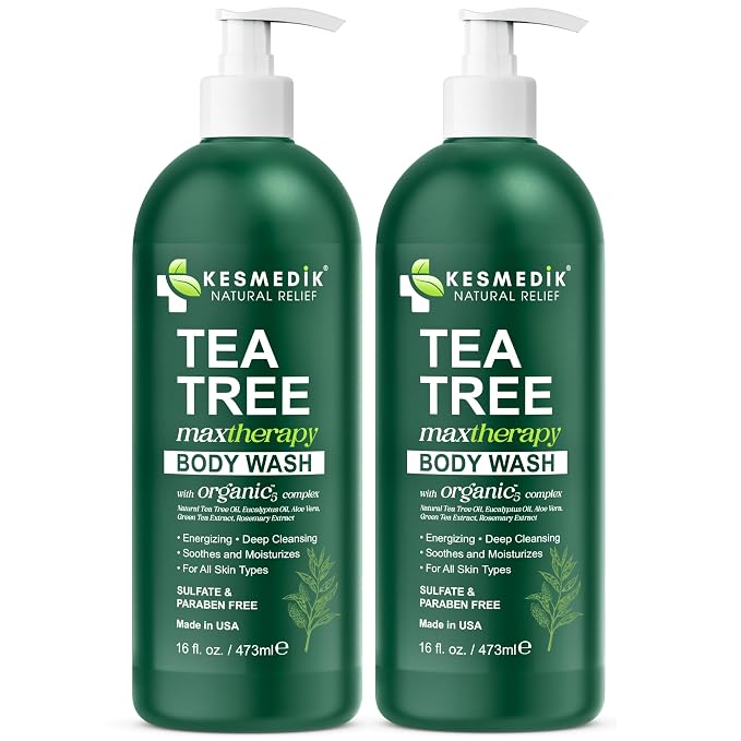 KESMEDIK Tea Tree Body Wash MaxTherapy, Itchy Skin Relief Soap, Soothes Jock - Image 7
