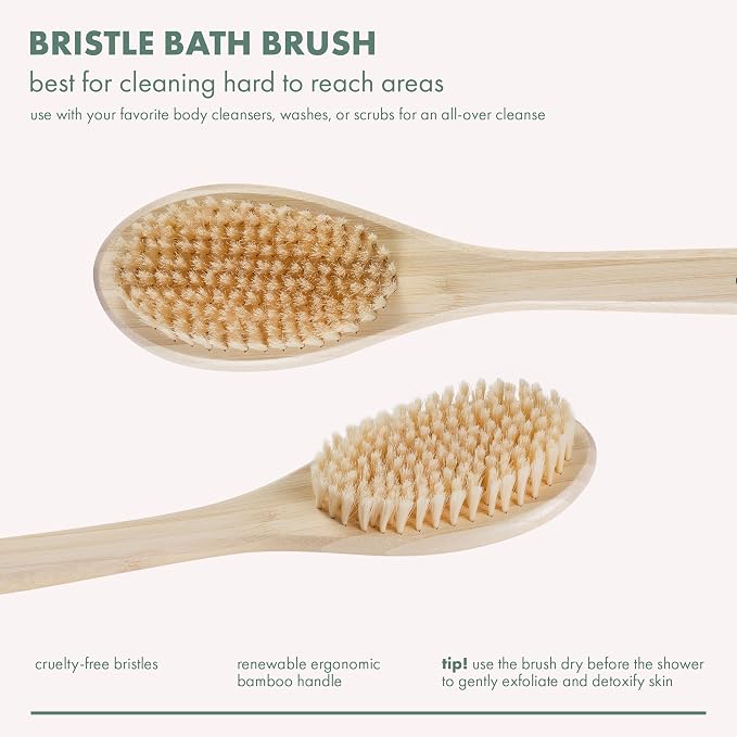 EcoTools Bristle Bath Brush, Shower Body Brush - Image 5