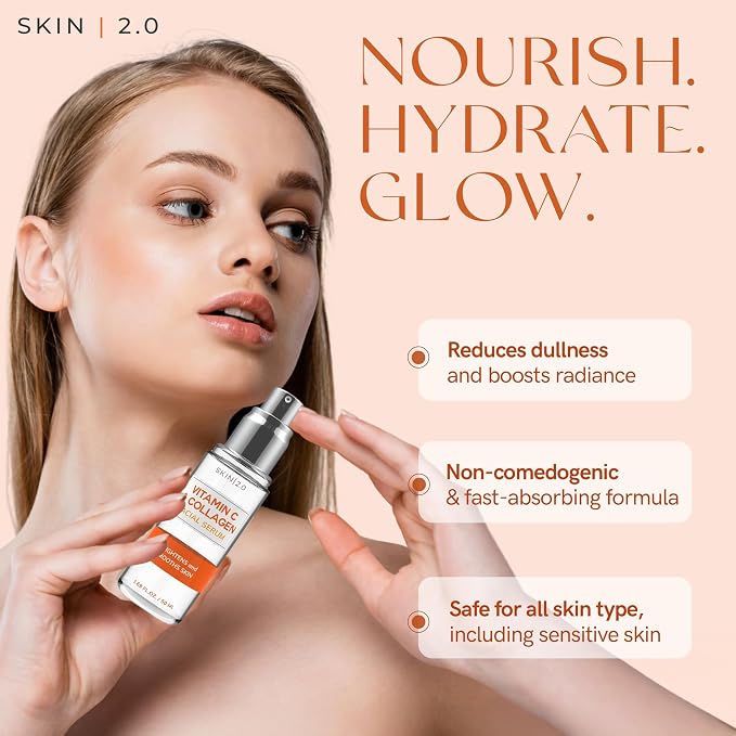 Skin 2.0 Vitamin C & Collagen Serum & Day Cream Set - Image 7