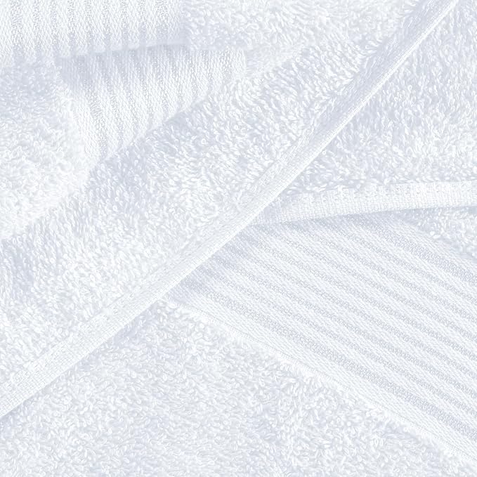 Elvana Home Ultra Soft 6 Pack Cotton Towel Set, Contains 2 Bath Towels 28x55 - Image 2