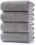 Lumimi Towels 4 Piece Soft Microfiber Bath Towel Set Salon Gym Yoga Travel by Lumimi