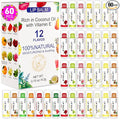 DMSKY 60 Pack Lip Balm, Natural Lip Balm Bulk by DMSKY