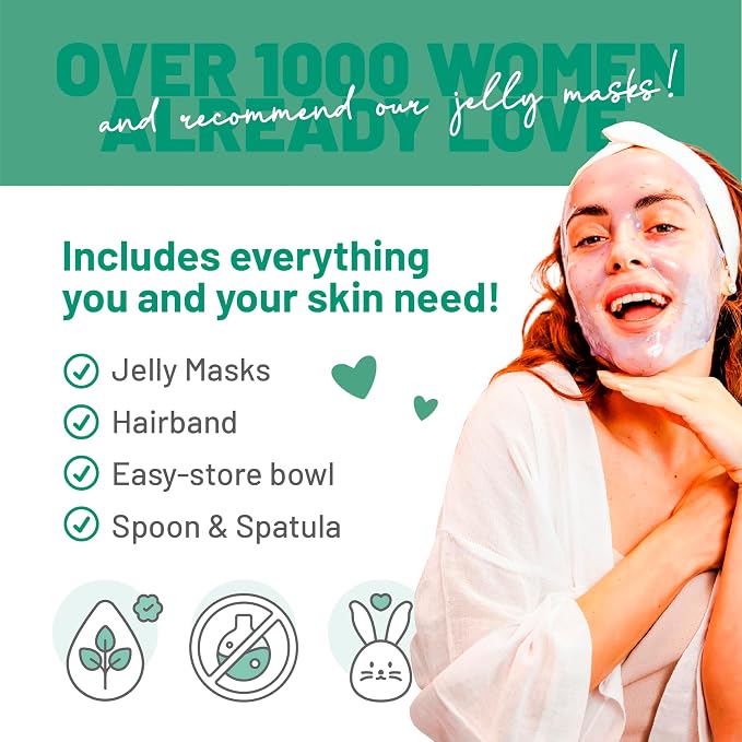 BRÜUN Jelly Mask Jar Aloe Vera Peel-Off Face Care Rubber Mask | 23 fl oz Skin - Image 6