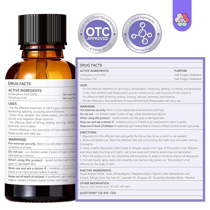 SAVILAND Toenail Fungus Treatment Extra Strength: 2X Extreme Nail Repair - Image 9
