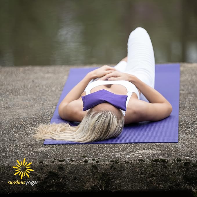 Sunshine Yoga 4-Pack Scented Sateen Eye Pillows, Low-Luster, Hot or Cold Therapy - Image 7