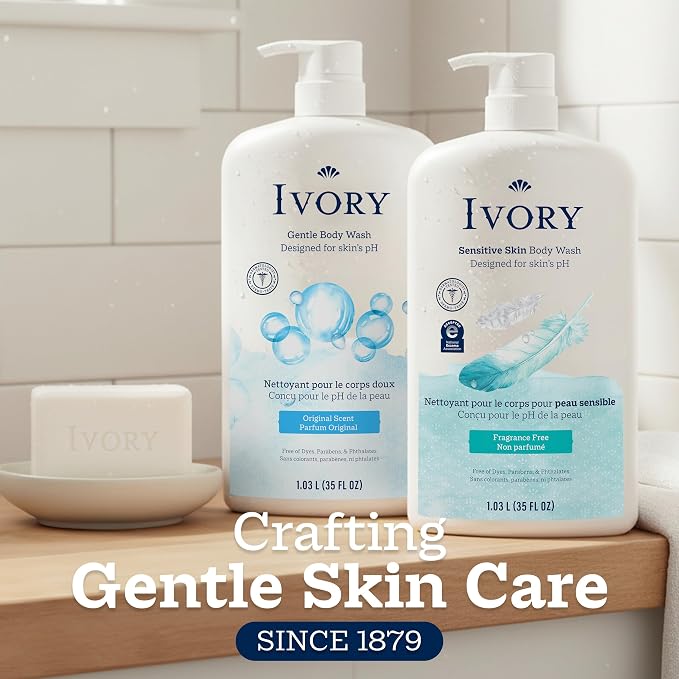 Ivory Body Wash, Designed for the Whole Family, Gentle Formula, Free of Dyes - Image 10