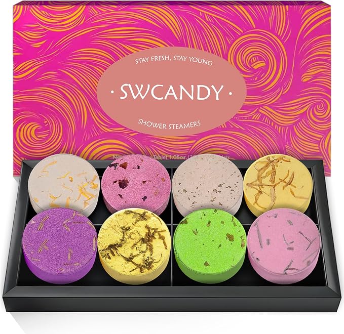 SWCANDY Shower Steamers Aromatherapy Teen Girl Gifts Trendy Stuff Travel by SWCANDY