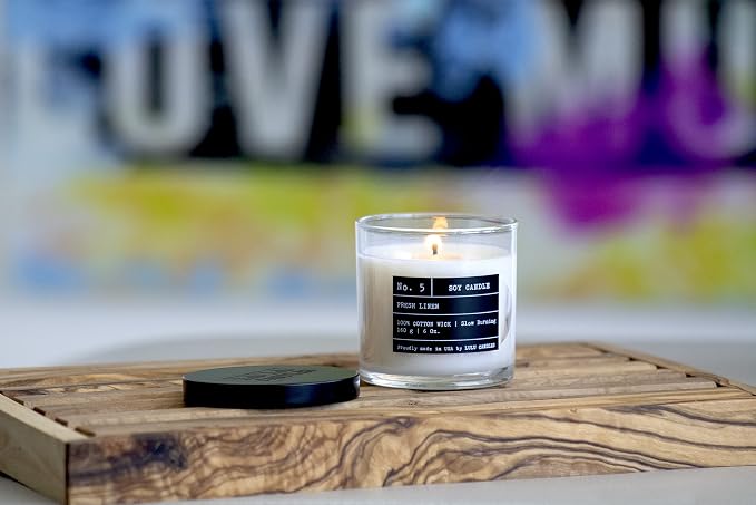 Lulu Candles | in The Mood | Luxury Scented Soy Jar Candle | Hand Poured in The - Image 3