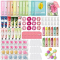 120PCS Spa Party Supplies for Girls, Include Facial Masks, Lip Mask, Under Eye by jutqut