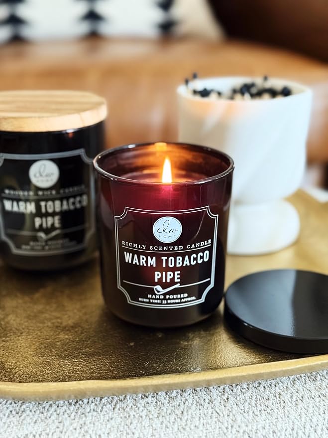 DW Home Warm Tobacco Pipe Scented Candle - Image 8