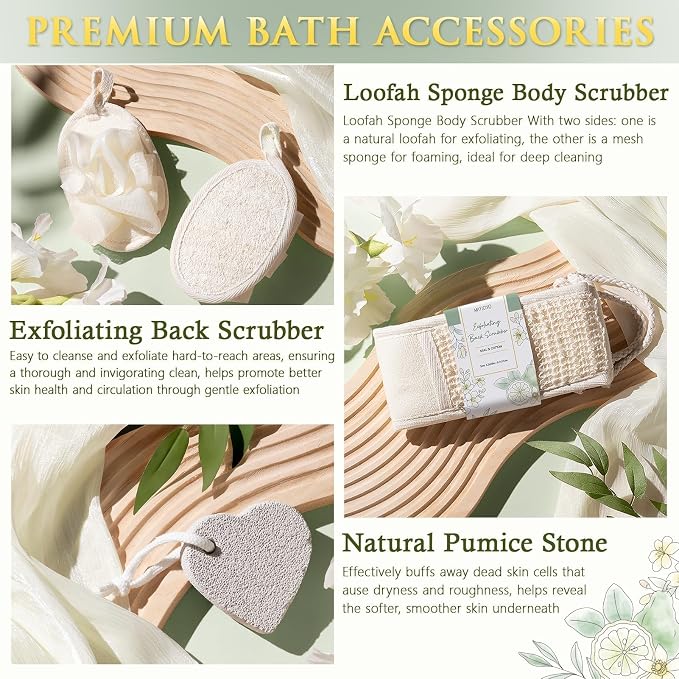 Mothers Day Birthday Gifts for Women, Bergamot Jasmine Relaxing Spa Gift - Image 6