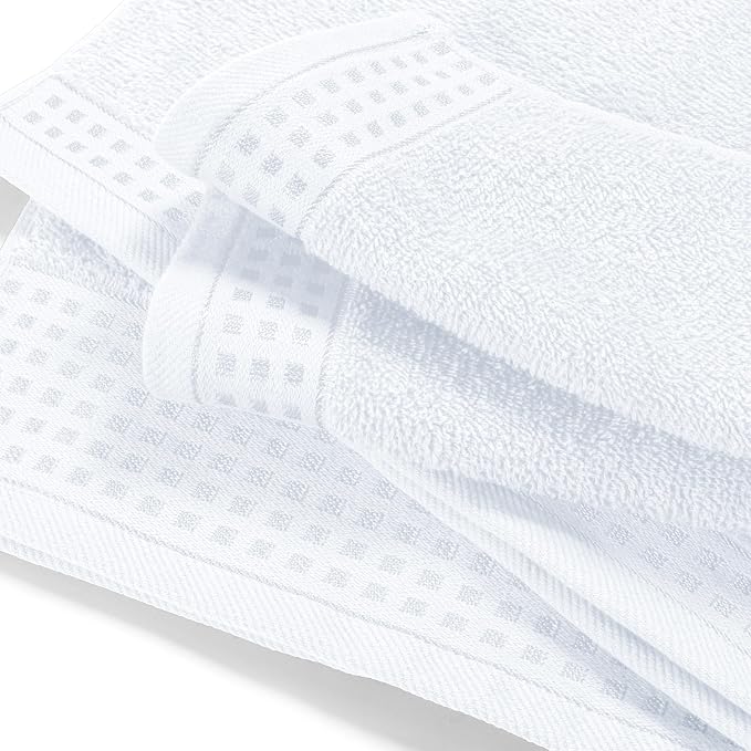 GLAMBURG Ultra Soft 4 Pack Oversized Bath Towel Set 27x54 inches, 100% Cotton - Image 2