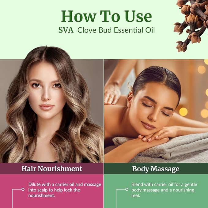 SVA Clove Bud Essential Oil – 32 Fl Oz – 100% Natural Clove Bud Oil - Image 5