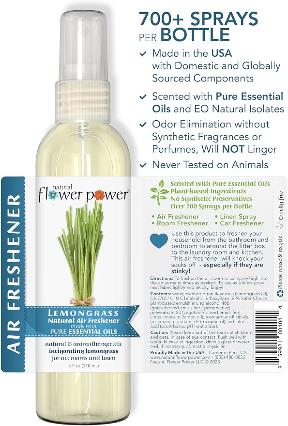 Natural Flower Power Air Freshener Spray - Image 4