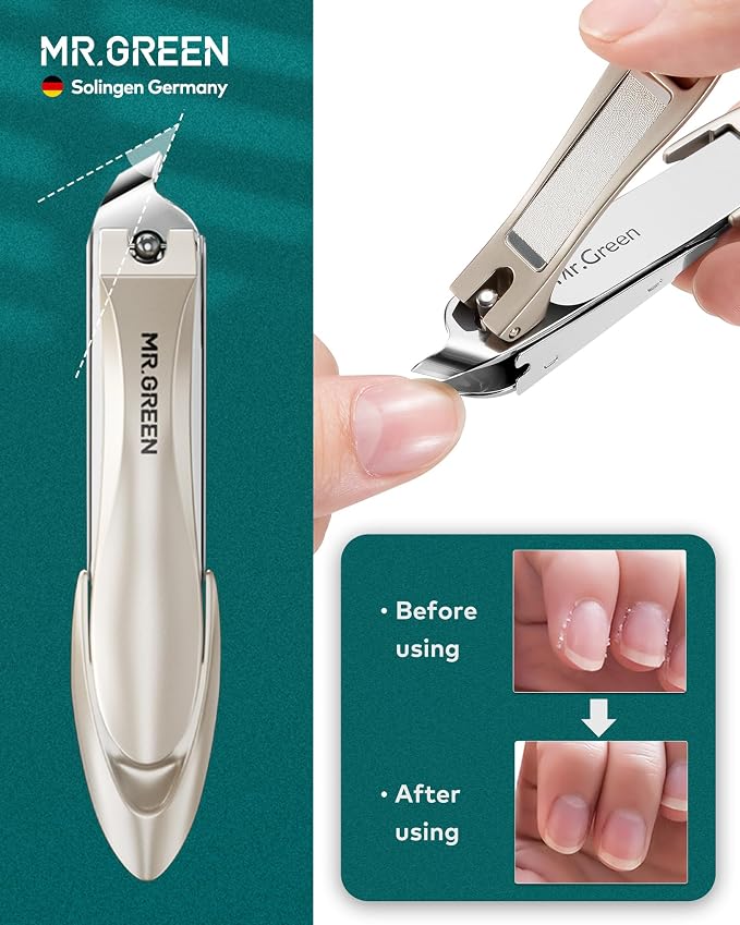 MR.GREEN 3pcs Nail Clippers Set, German Stainless Nail Clippers - Image 4