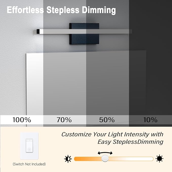 42Inch LED Bathroom Vanity Light Bar 5700K Dimmable Led Bathroom Light Over - Image 7