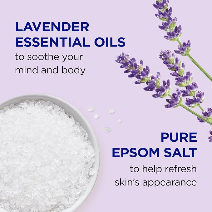 Dr Teal's Foaming Bath with Pure Epsom Salt, Soothe & Sleep with Lavender - Image 3