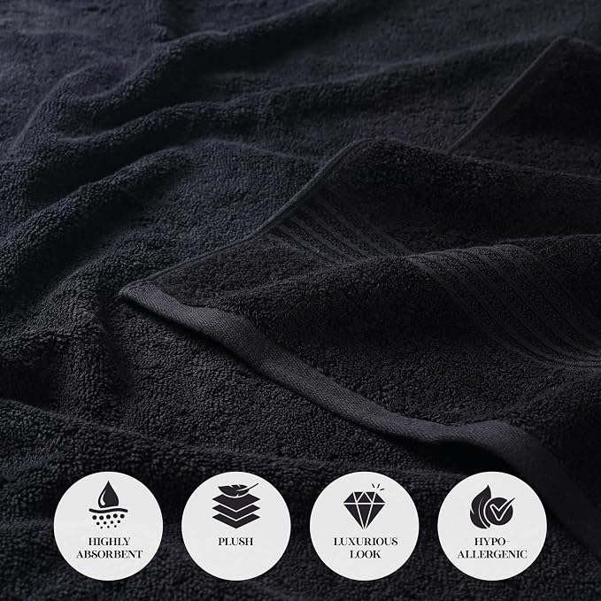 Superior Egyptian Cotton 3-Piece Towel Set, Basic Towels - Image 8