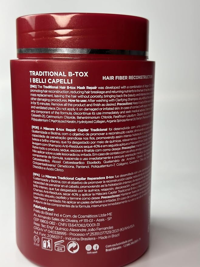 I Belli Capelli Ravenna Repair Hair B-tox, 35.2 oz | Formaldehyde-Free - Image 10