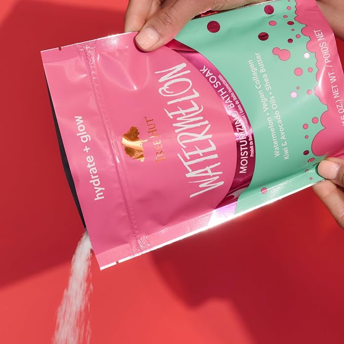 Tree Hut Watermelon Moisturizing Bath Soak, Bath Salt - Image 5