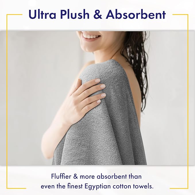 Alusa Home 100% Organic Luxury Bath Sheets - Image 3