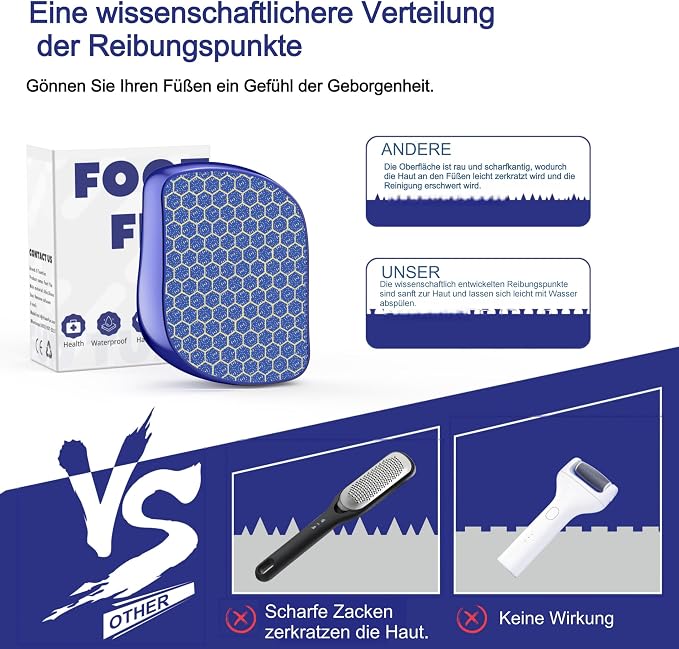 Foot File, Nano Glass Callus Remover, Portable Professional Foot Beauty Care - Image 5