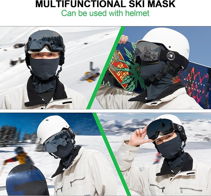 Balaclava Ski Mask 3 Pieces Full Face Cover - Image 8
