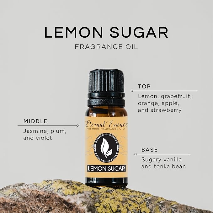 Lemon Sugar Premium Grade Fragrance Oil - 10ml - Scented Oil - Image 2