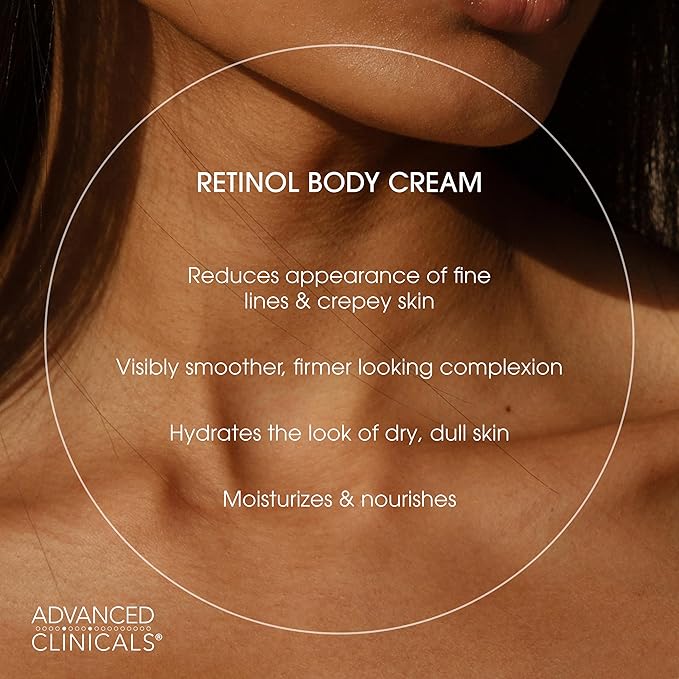 Advanced Clinicals Advanced Firming Retinol Body Lotion + Retinol Eye Cream - Image 6