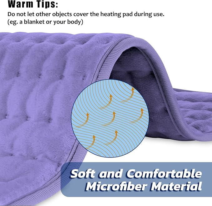 Electric Heating pad for Back Neck Shoulder Knee Arms Legs- Electric Heat Pads - Image 2