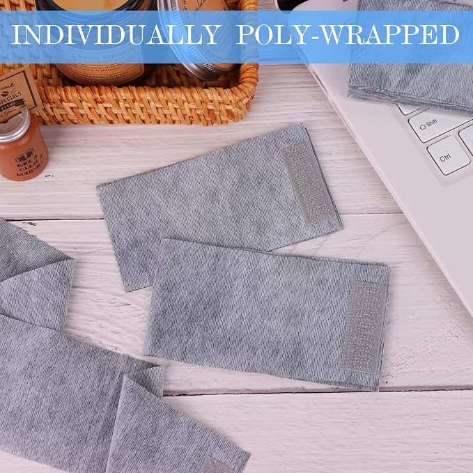 128 Pieces Disposable Spa Facial Headbands Stretch Non-Woven Facial Headband - Image 3