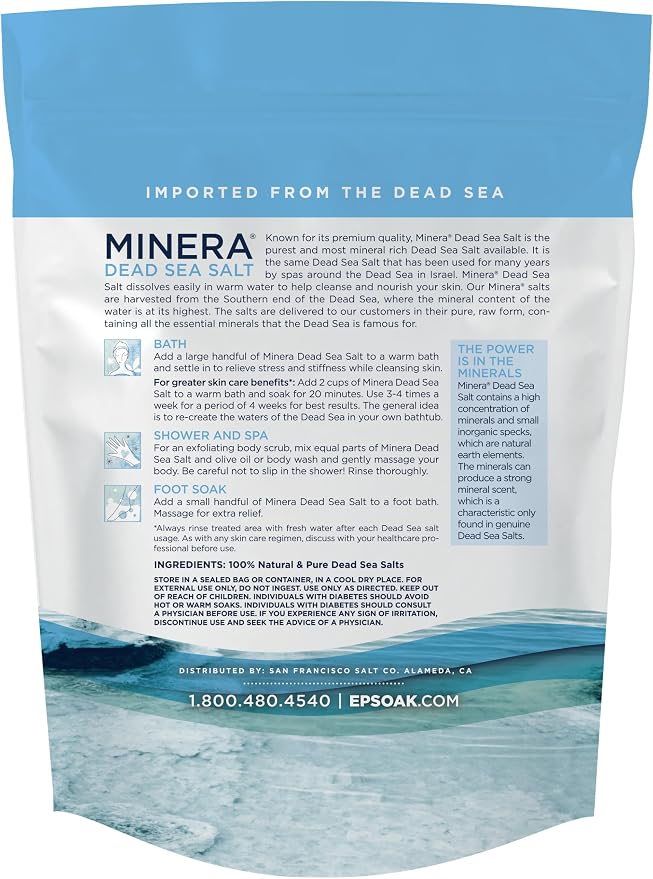 Minera Fine Grain Dead Sea Salt - Image 2