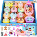 Bath Bombs for Kids with Toys Inside for Girls Boys, 12 Pack Kids Bath Bombs by Excalla