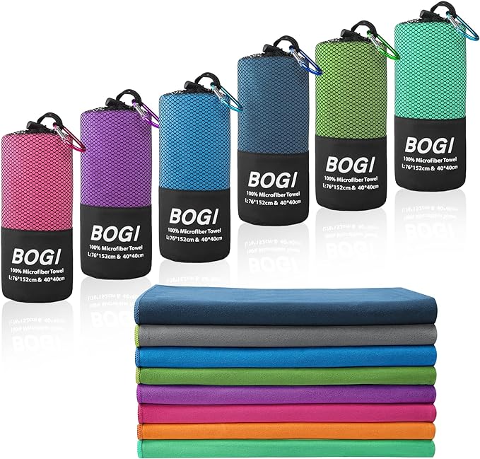 BOGI Microfiber Quick Dry Travel Sports Towel by BOGI