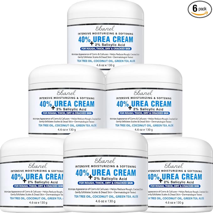 Ebanel Urea Cream 40% plus Salicylic Acid 2%, Foot Cream by Ebanel