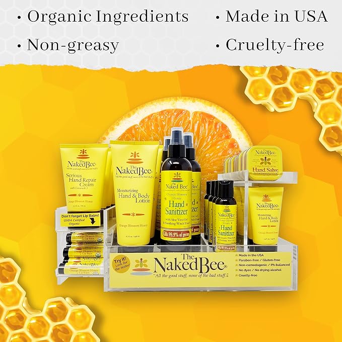 The Naked Bee Orange and Blossom Honey Moisturizing Hand and Body Lotion - Image 3