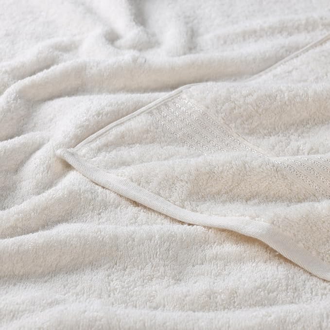 Superior Egyptian Cotton 8-Piece Towel Set, Guest Bath Decor Essentials - Image 4