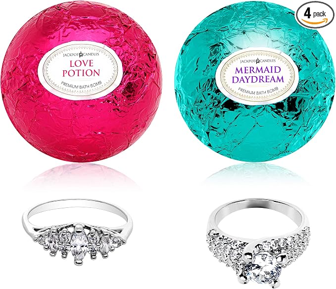 Mermaid Love Potion Bath Bombs Gift Set of 2 by JackpotCandles